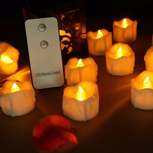 fake candles with remote