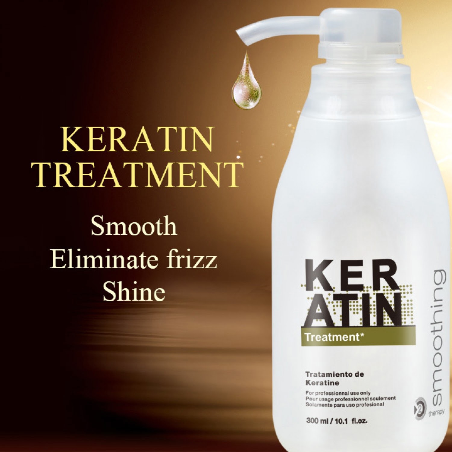 PURE Brazilian Keratin Treatment Straightening hair 5% 300ml Hair Care