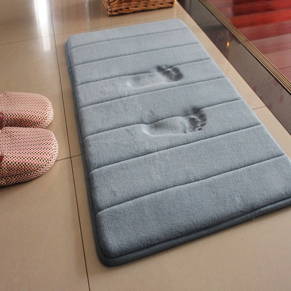 Bathroom Rug Bath Mat Non Slip Shower Carpet Water Absorbing Bathroom Rug Bath Mat Non Slip Shower Carpet Water Absorbing Comfortable Purple